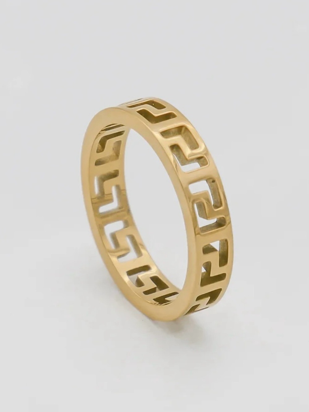 PRYA Rue Greek Key Ring